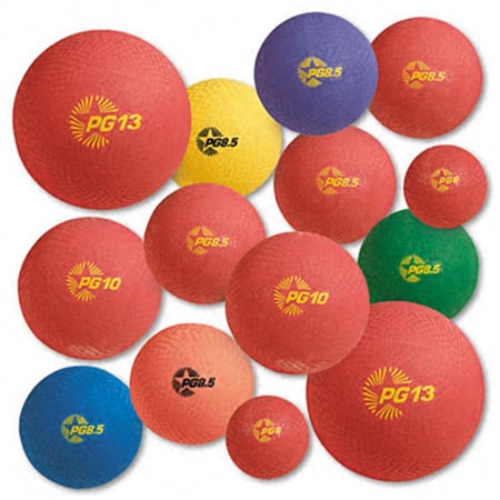 Champion Sports Champion Sport  Playground Ball Set  Multi-Size  Multi-Color  Nylon  12 per Set CH32194